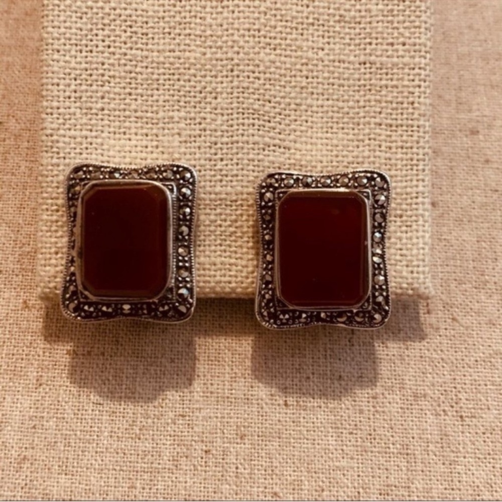 Lord & Taylor | Earring Sterling Silver Marcasite